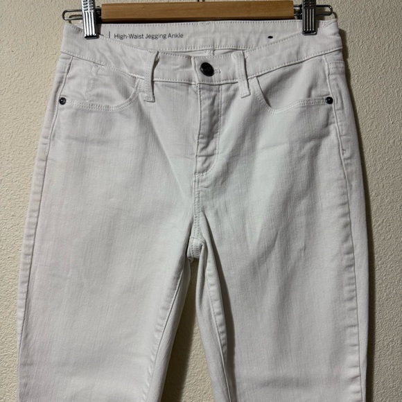 Talbots Women's High Waist Ankle Jeggings White Skinny Jeans - Picture 2 of 5